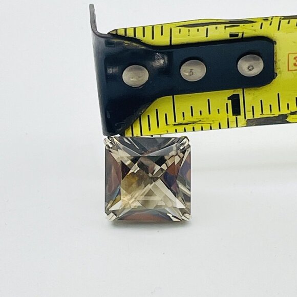 Smoky Quartz Cuff Links Silver Tone Classic Career Cosplay LARP - Picture 5 of 5